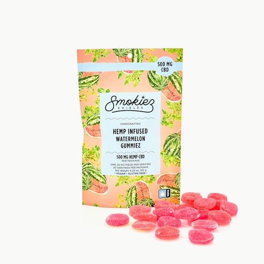 Smokiez Edibles - Watermelon Gummiez - 500mg CBD - OR - 1