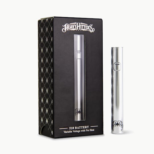 Heavy Hitters - Ultra Premium Variable Voltage Battery - Chrome - 1