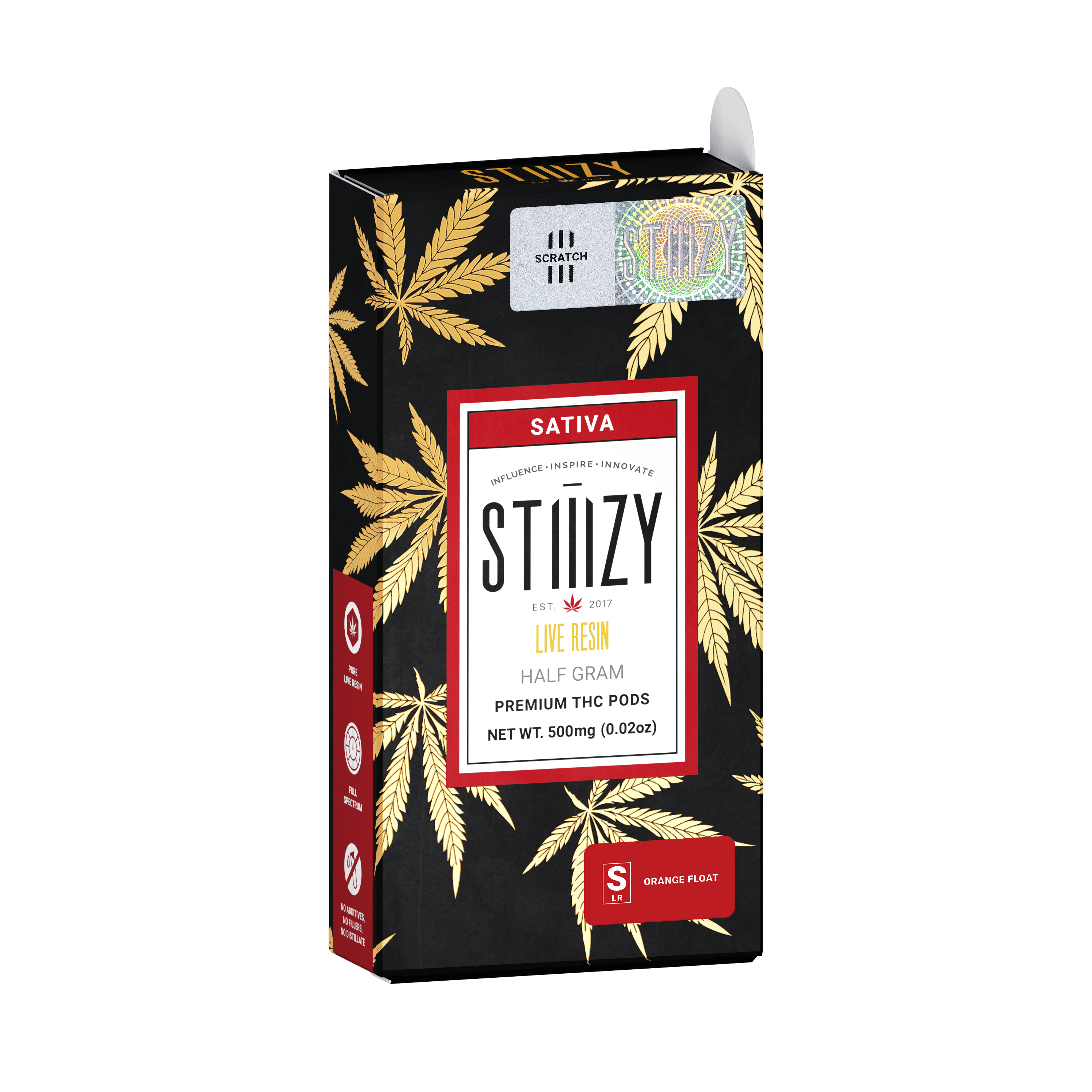 STIIIZY - Vape Cartridge - ORANGE FLOAT .5G Live Resin Pod - STIIIZY - 1