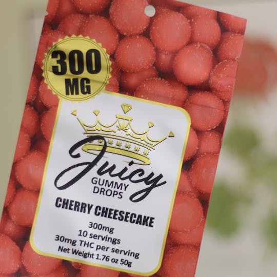 Juicy Gummy Drops - Cherry Cheesecake - 300mg - 1