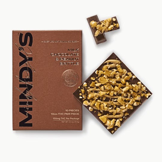 Mindy’s Edibles - Milk Chocolate & Peanut Brittle - 1