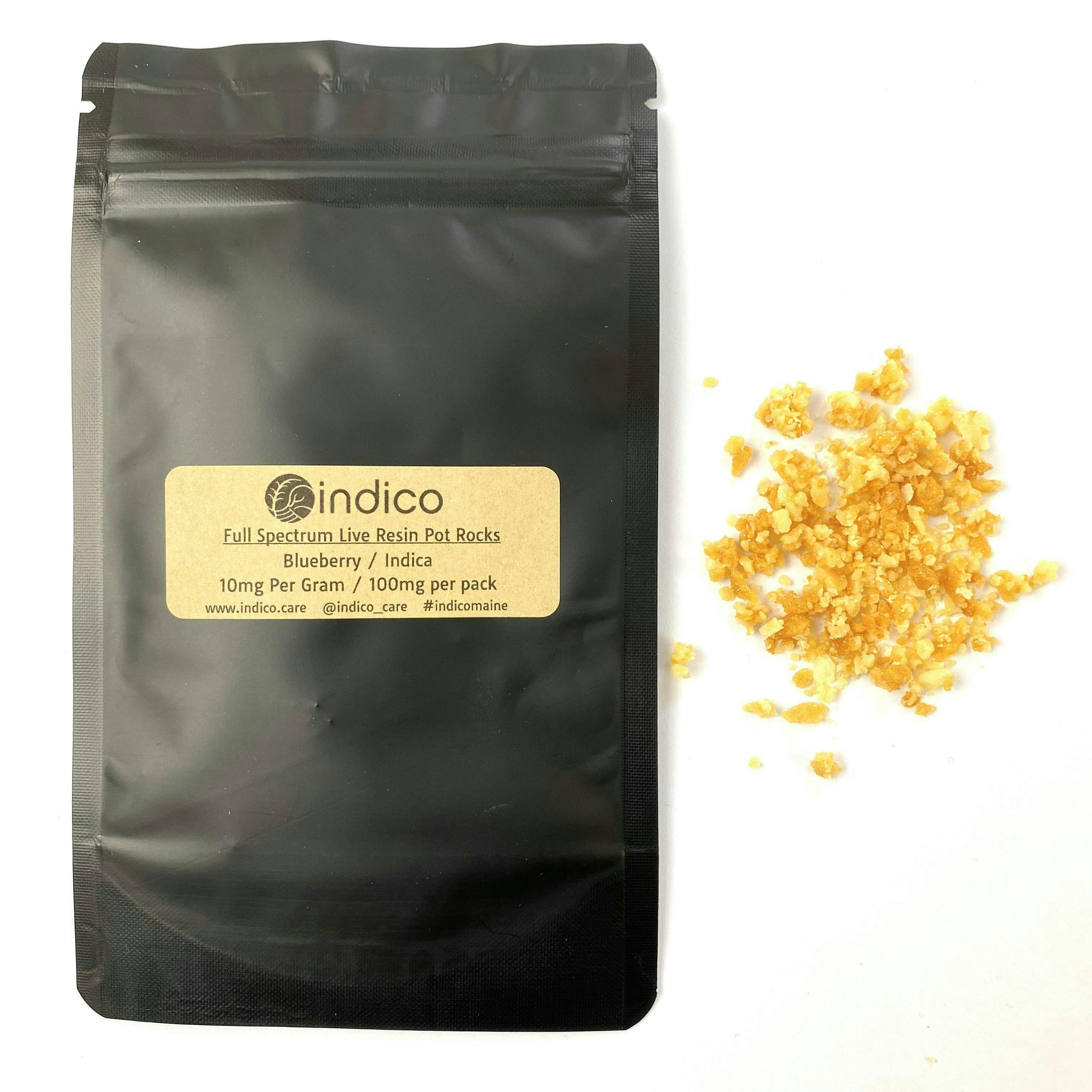 Indico - 100mg Pot Rocks, Indica, Blueberry - 1