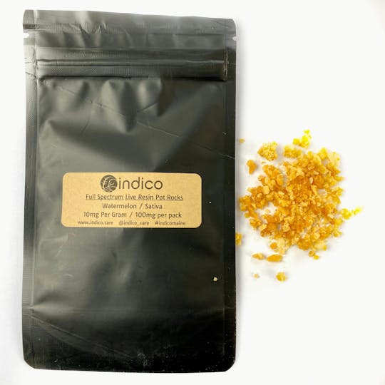 Indico - 100mg Pot Rocks Full-Spectrum - Hybrid; Watermelon - 1
