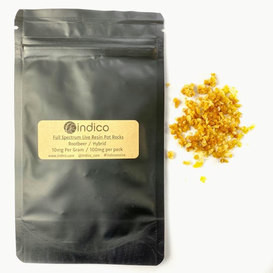 Indico - 100mg Pot Rocks Full-Spectrum- Hybrid; Strawberry - 1