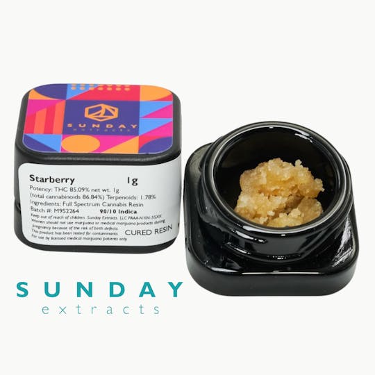 Sunday Extracts - 1g Concentrate Starberry - 1