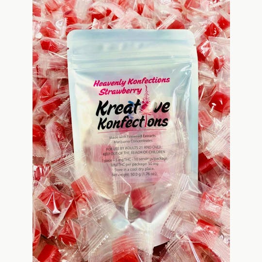 Kreative Konfections - Strawberry Heavenly Konfections | Hybrid | 100mg | 10pk - 1