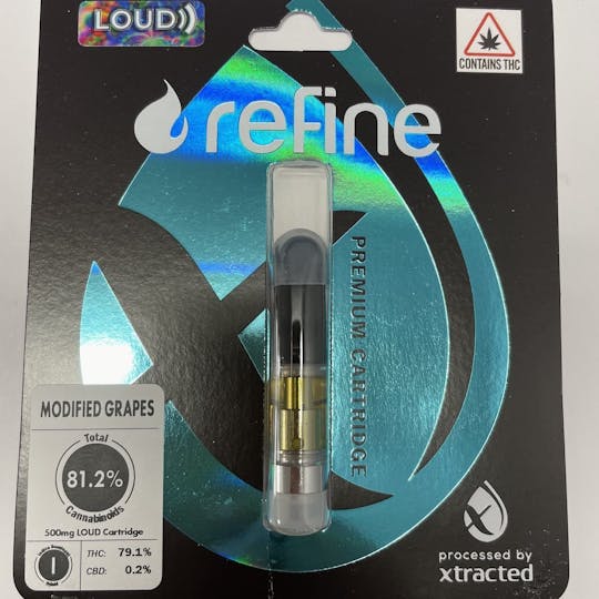 Refine New England (Medical) - Loud Resin Cartridge (0.5g) - Modified Grapes - 1