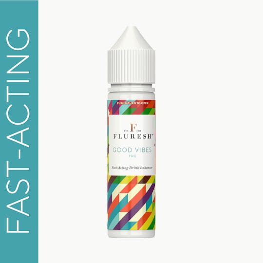 Fluresh - Fluresh Fast-Acting Drink Enhancer: Good Vibes THC - 1