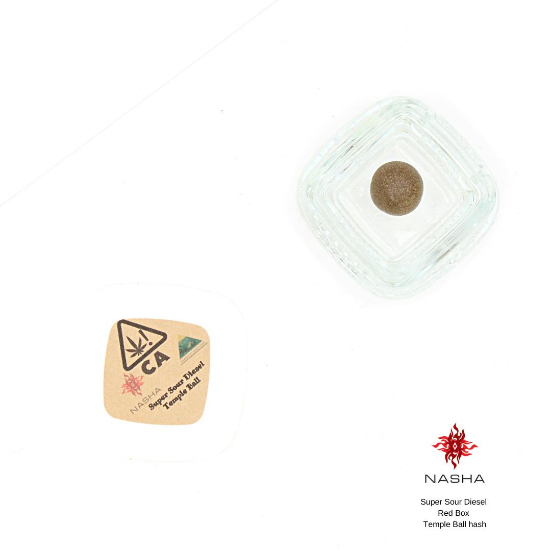 NASHA - Super Sour Diesel Red Temple Ball Hash - 1