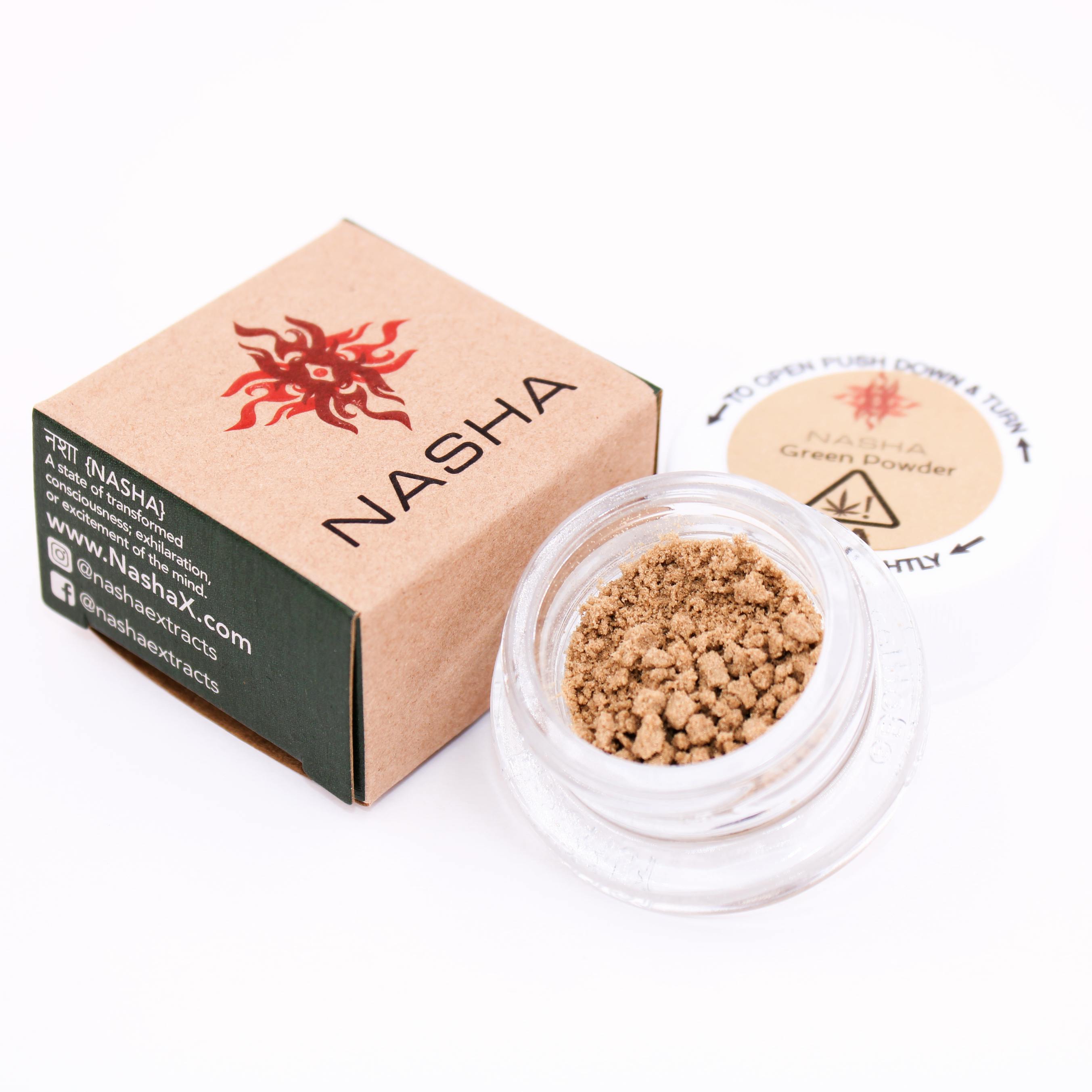 NASHA - Purple Punch Green Powder Hash - 1