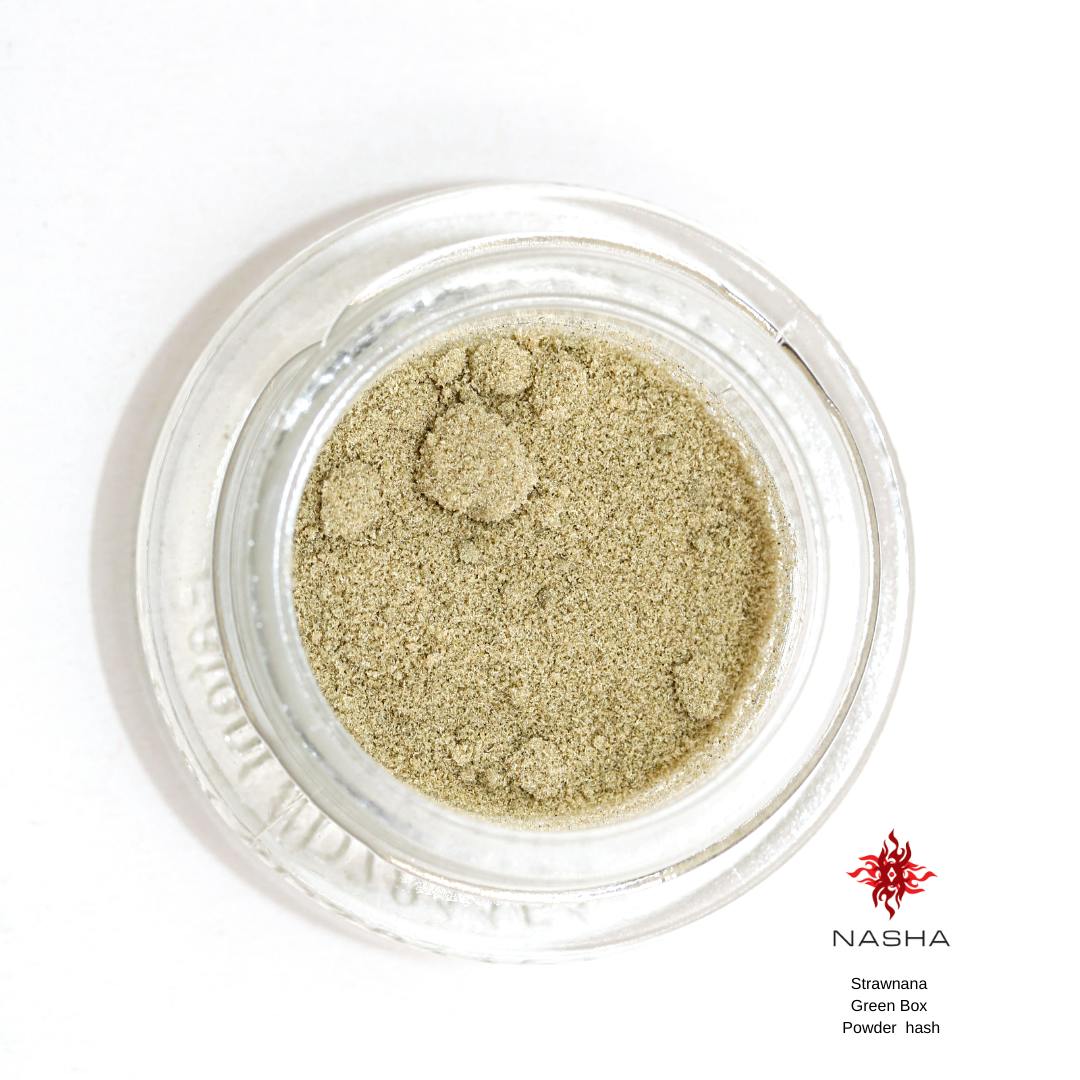 NASHA - Strawnana Green Powder Hash - 1
