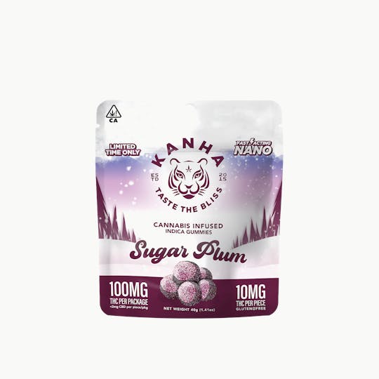 KANHA - KANHA | NANO | Sugarplum | Indica | 100mg THC | 10-pack - 1