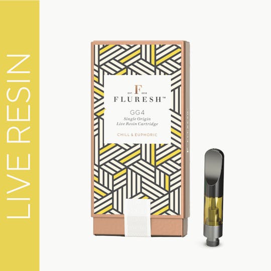 Fluresh - Fluresh .5g Live Resin Vape Cart: GG4 - 1