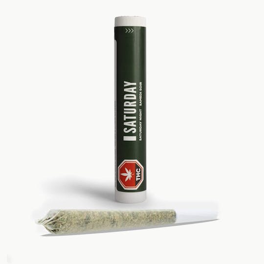 Saturday Cannabis - Saturday Night Pre-Roll - 1