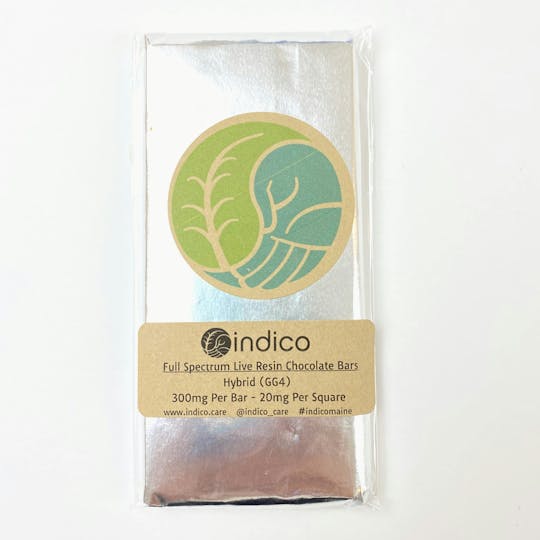 Indico - Full Spectrum Live Resin Chocolate Bar (Hybrid) - 1