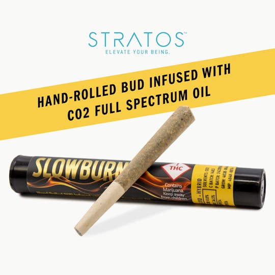 Stratos - Slow Burn Full-Spectrum Oil Infused Strain Specific Pre-roll - 1