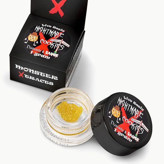 Monster Xtracts - Nightmare Cookies Diamonds in Sauce 1g (Live) - 1