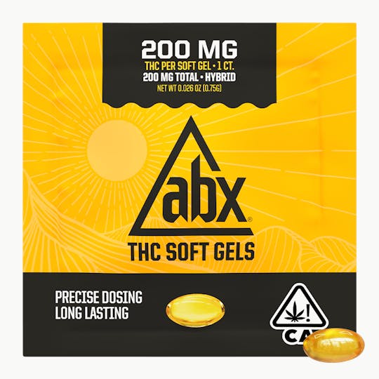 ABX / absoluteXtracts - ABX - 200mg THC Soft Gels - 1ct - 1