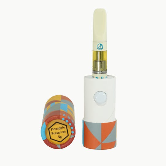 Sunday Extracts - 0.5g Cured Resin Cartridge Pineapple Preserves - 1