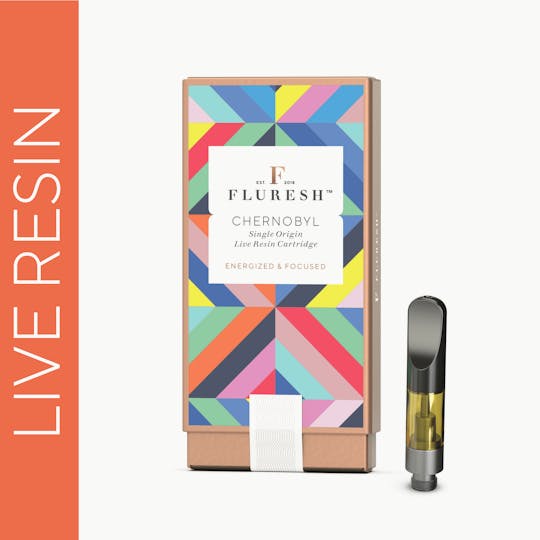 Fluresh - Fluresh .5g Live Resin Vape Cart: Chernobyl - 1