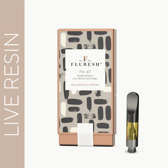 Fluresh - Fluresh .5g Live Resin Vape Cart: PK-47 - 1