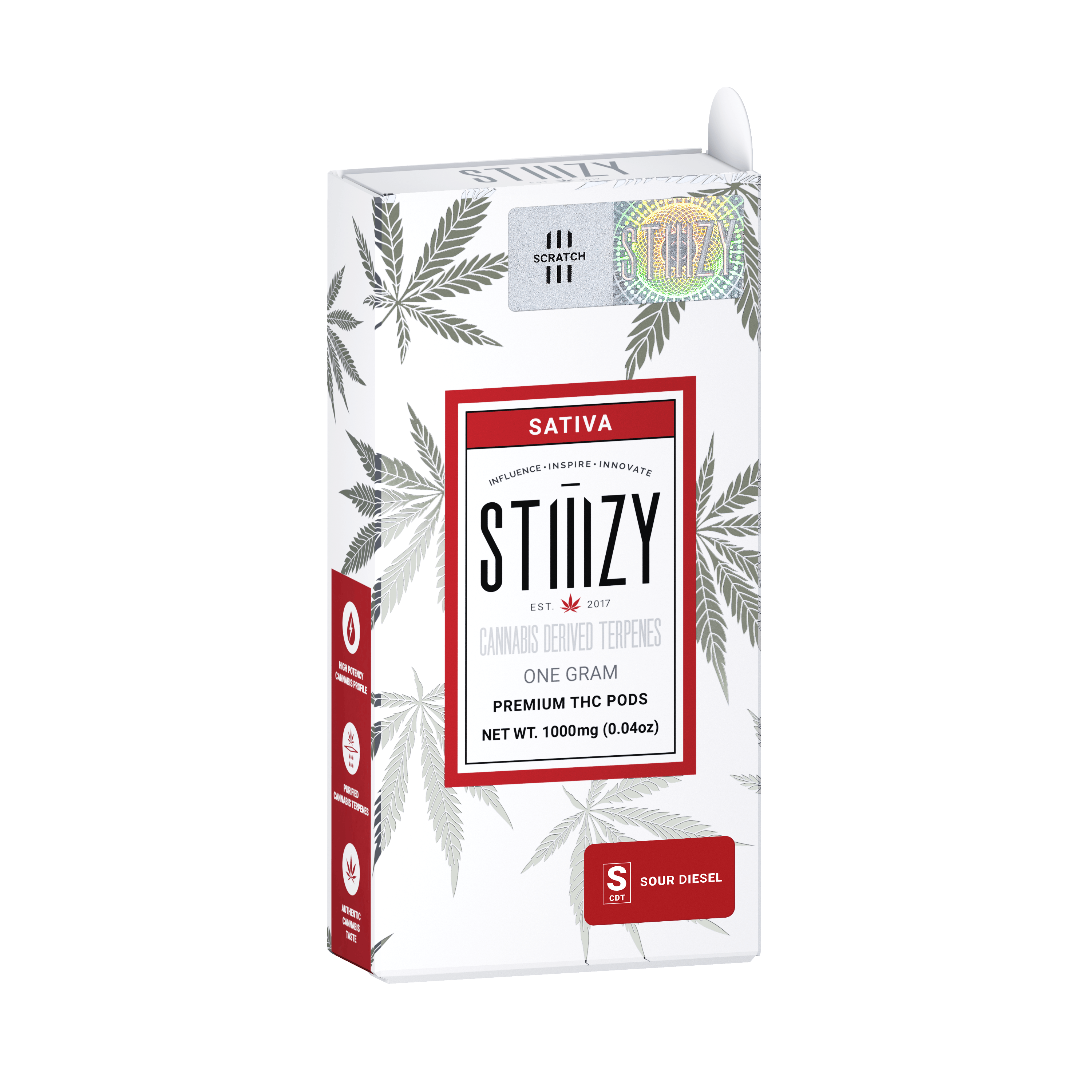 STIIIZY - Vape Cartridge - SOUR DIESEL 1G CDT Pod - STIIIZY - 1