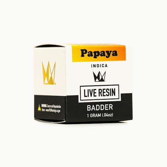 West Coast Cure - Papaya Live Resin Badder - 1