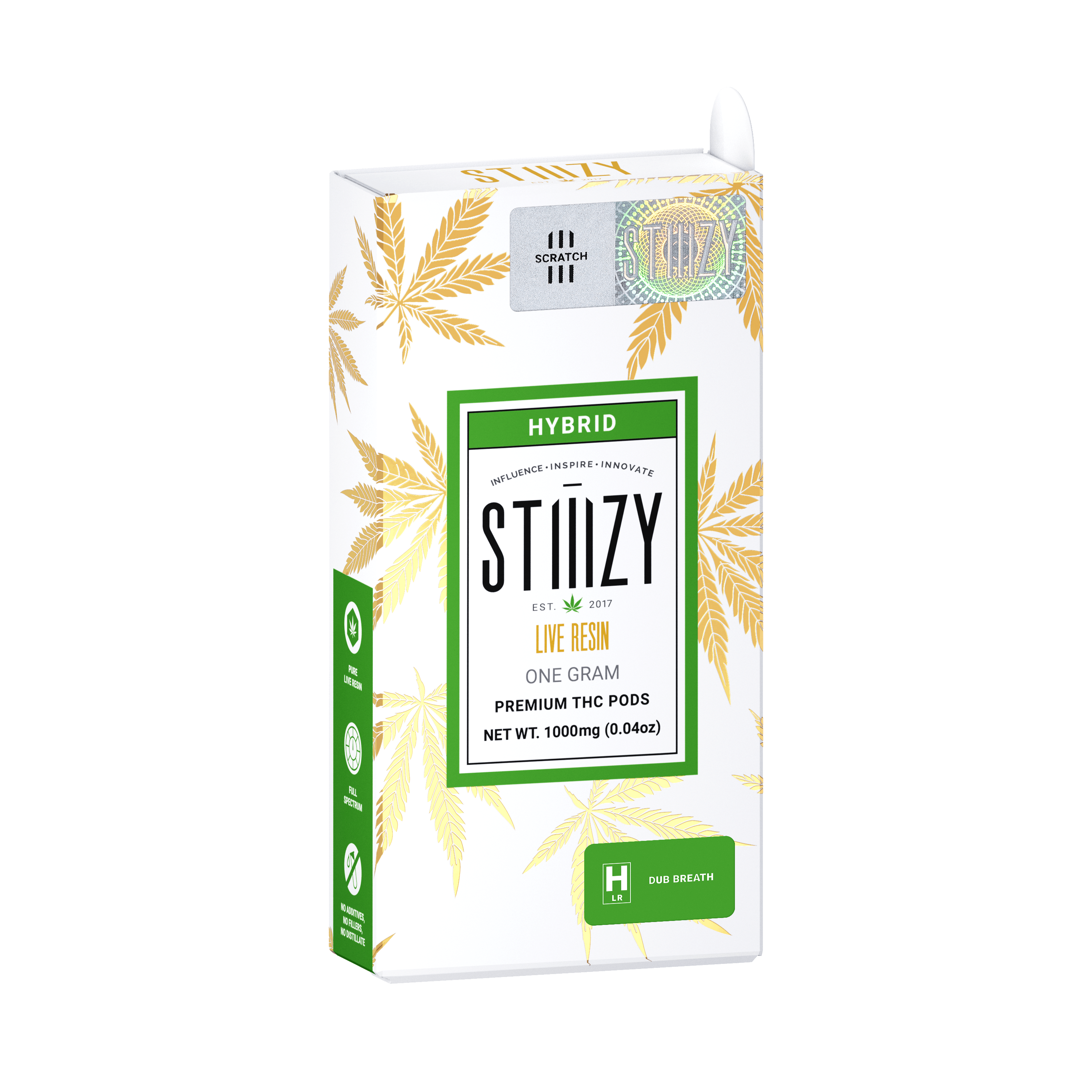 STIIIZY - Vape Cartridge - DUB BREATH 1G Live Resin Pod - STIIIZY - 1