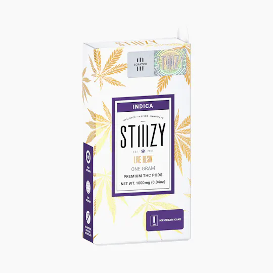 STIIIZY - Vape Cartridge - ICE CREAM CAKE 1G Live Resin Pod - STIIIZY - 1