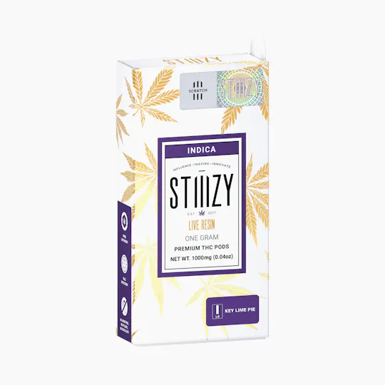 STIIIZY - Vape Cartridge - KEY LIME PIE 1G Live Resin Pod - STIIIZY - 1