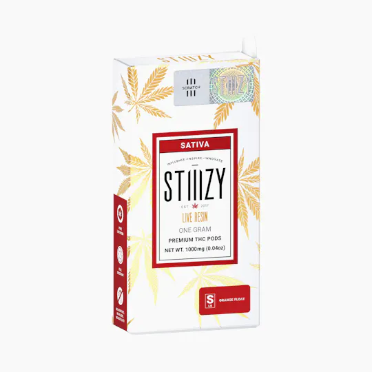 STIIIZY - Vape Cartridge - ORANGE FLOAT 1G Live Resin Pod - STIIIZY - 1