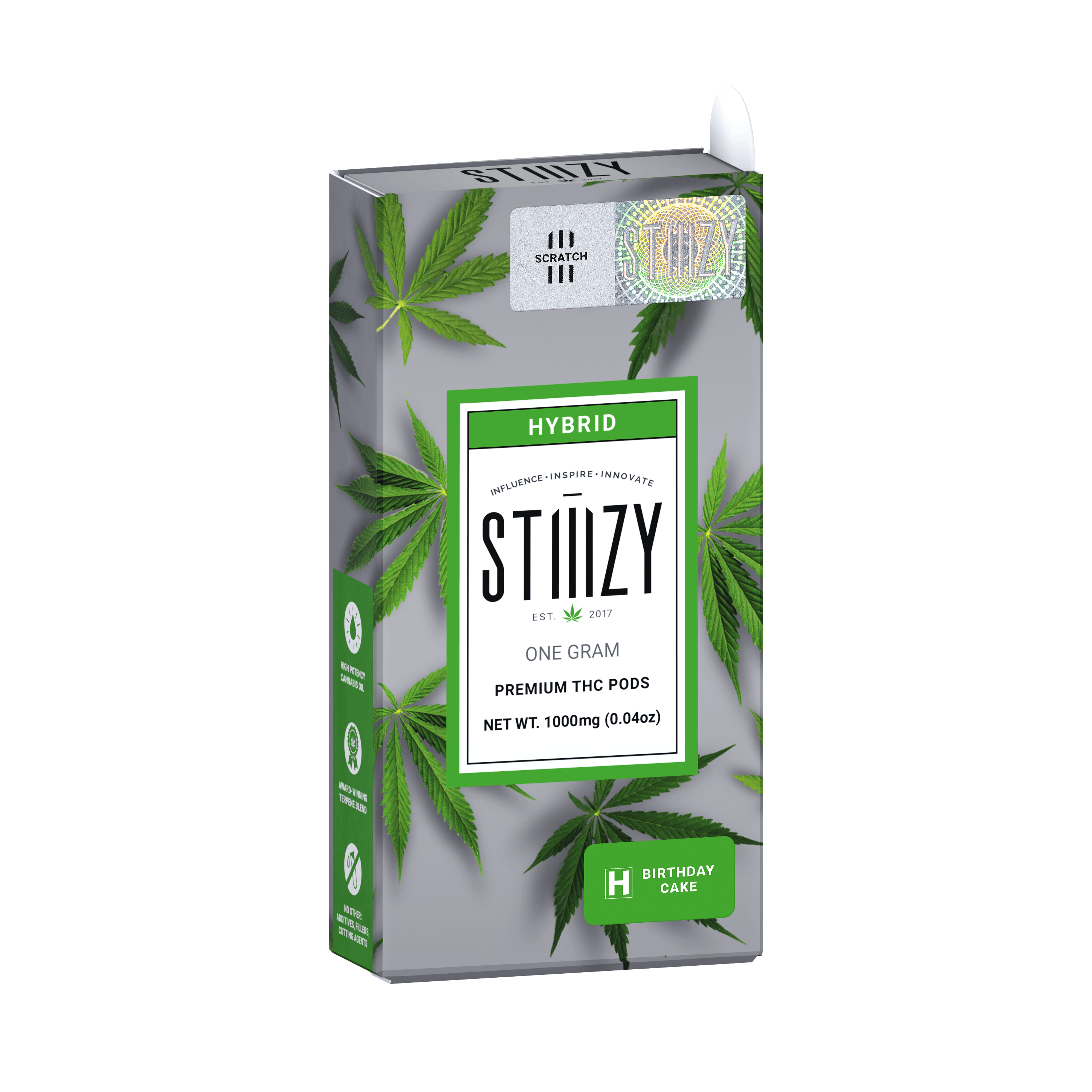 STIIIZY - Vape Cartridge - BIRTHDAY CAKE 1G Original THC Pod - STIIIZY - 1