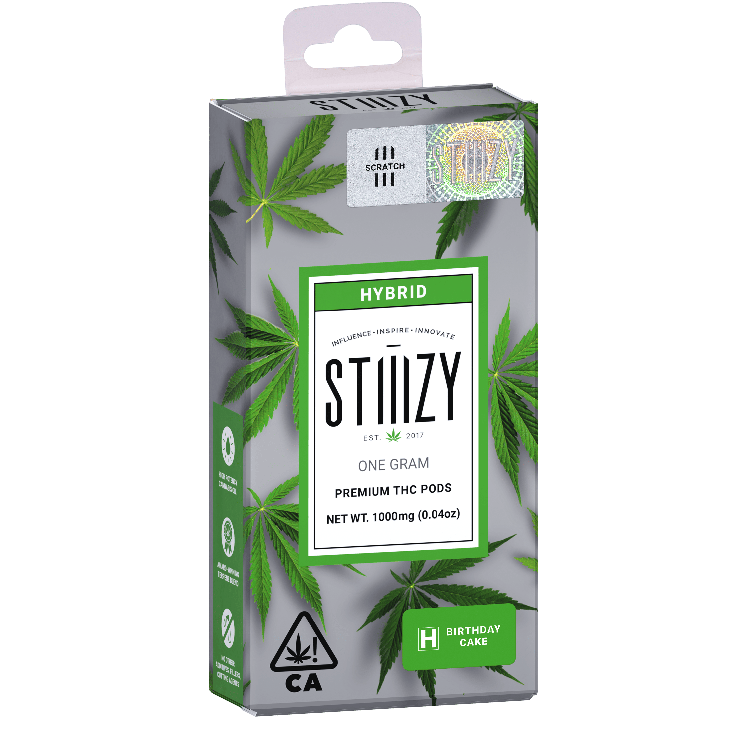 STIIIZY - Vape Cartridge - BIRTHDAY CAKE 1G Original THC Pod - STIIIZY - 1