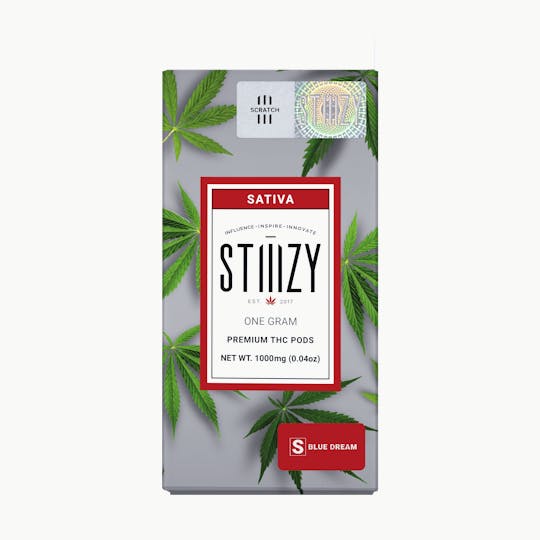 STIIIZY - Vape Cartridge - BLUE DREAM 1G Original THC Pod - STIIIZY - 1