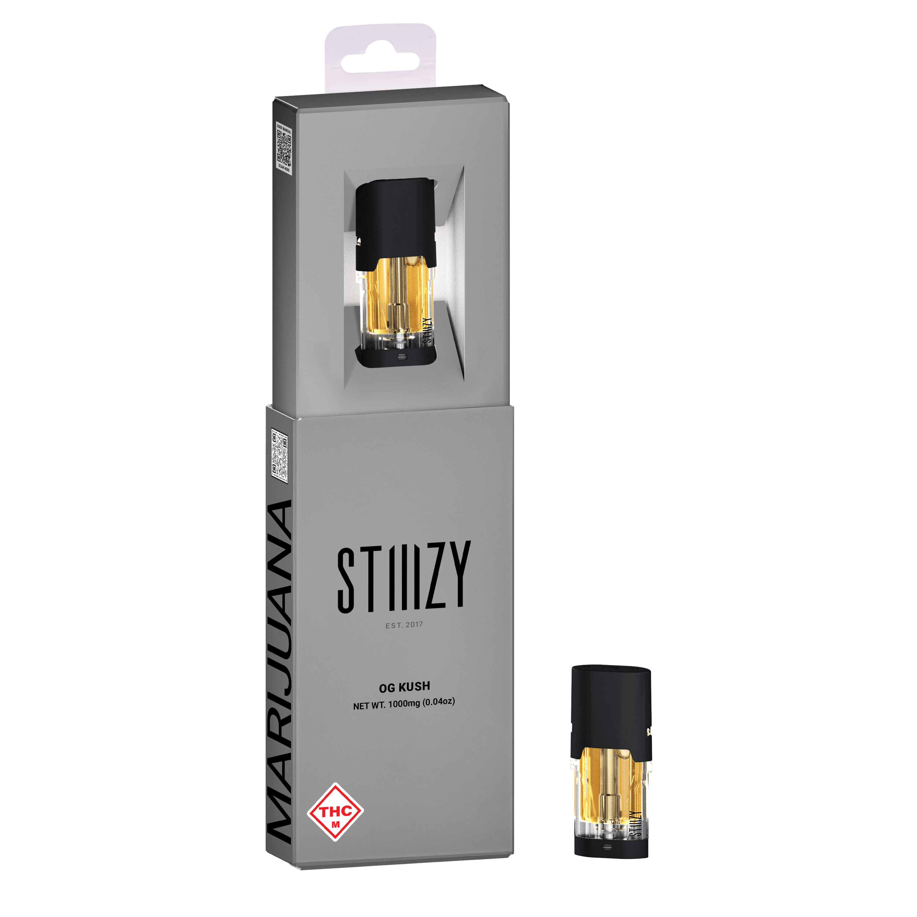 STIIIZY - Vape Cartridge - OG KUSH 1G Original THC Pod - STIIIZY - 1