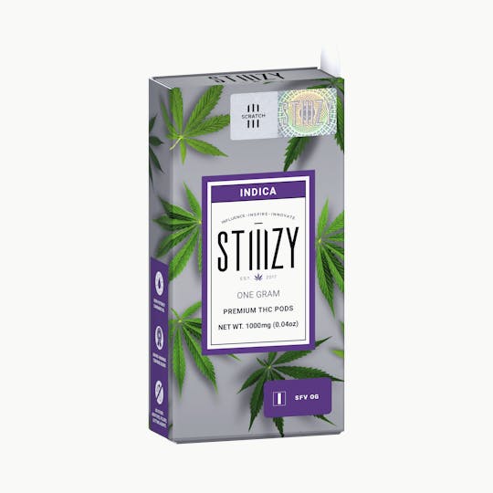 STIIIZY - Vape Cartridge - SFV 1G Original THC Pod - STIIIZY - 1