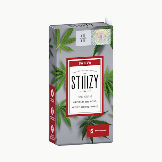 STIIIZY - Vape Cartridge - SOUR TANGIE 1G Original THC Pod - STIIIZY - 1