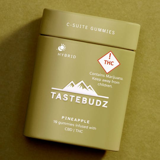 TasteBudz - Pineapple 1:1 Rosin Gummies | CBD | THC | - 1
