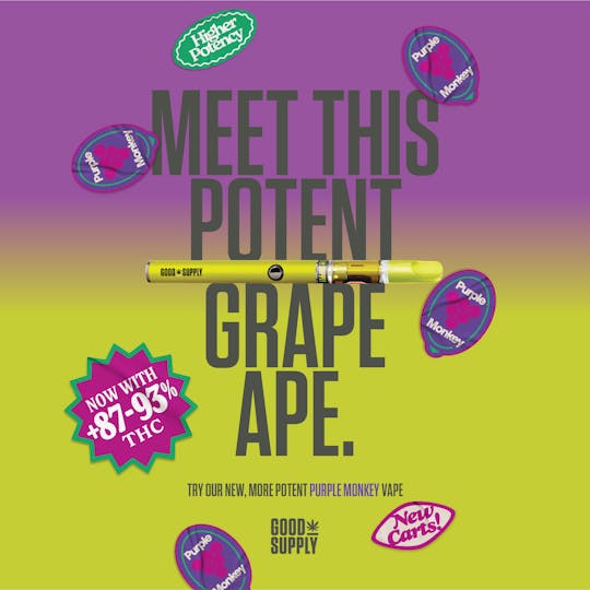 Good Supply - Purple Monkey 510 Vape - 1