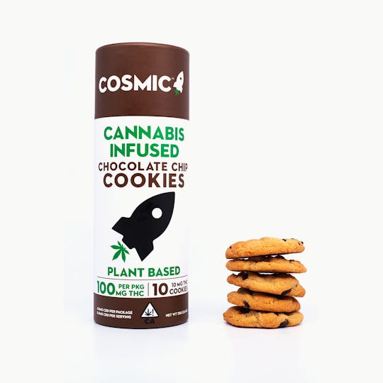 Cosmic Edibles - Chocolate Chip Cookies Tube 100MG - 1