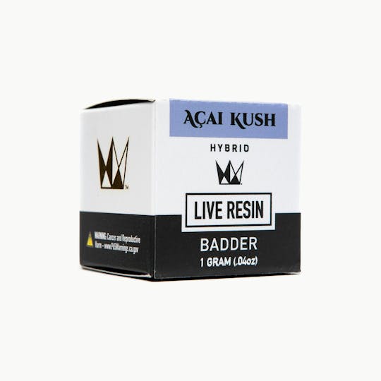West Coast Cure - Acai Kush Live Resin Badder - 1