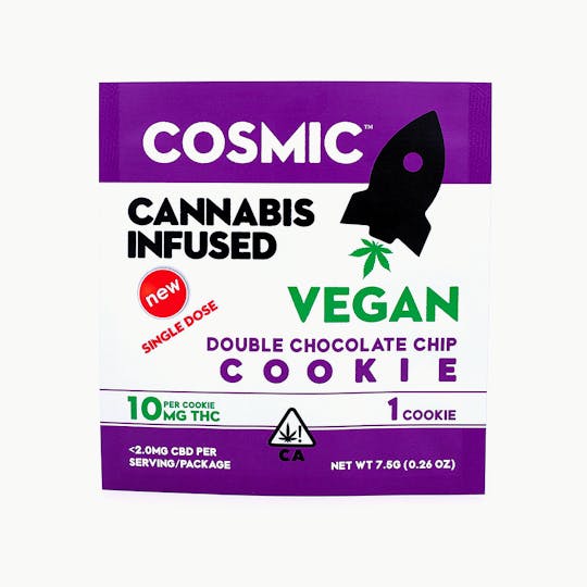 Cosmic Edibles - Double Chocolate Chip Cookie Single 10MG - 1