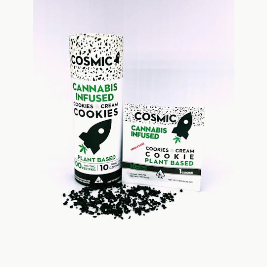 Cosmic Edibles - Cookies & Cream Cookies Single 10MG - 1