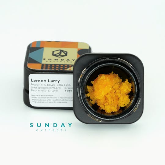 Sunday Extracts - 1g Concentrate Lemon Larry - 1