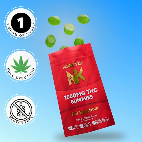 Natures Key - Green Apple 1000mg - 1