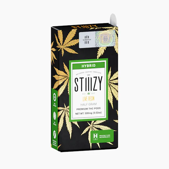 STIIIZY - Vape Cartridge - WEDDING CAKE X WATERMELON Z .5G Live Resin Pod - STIIIZY - 1