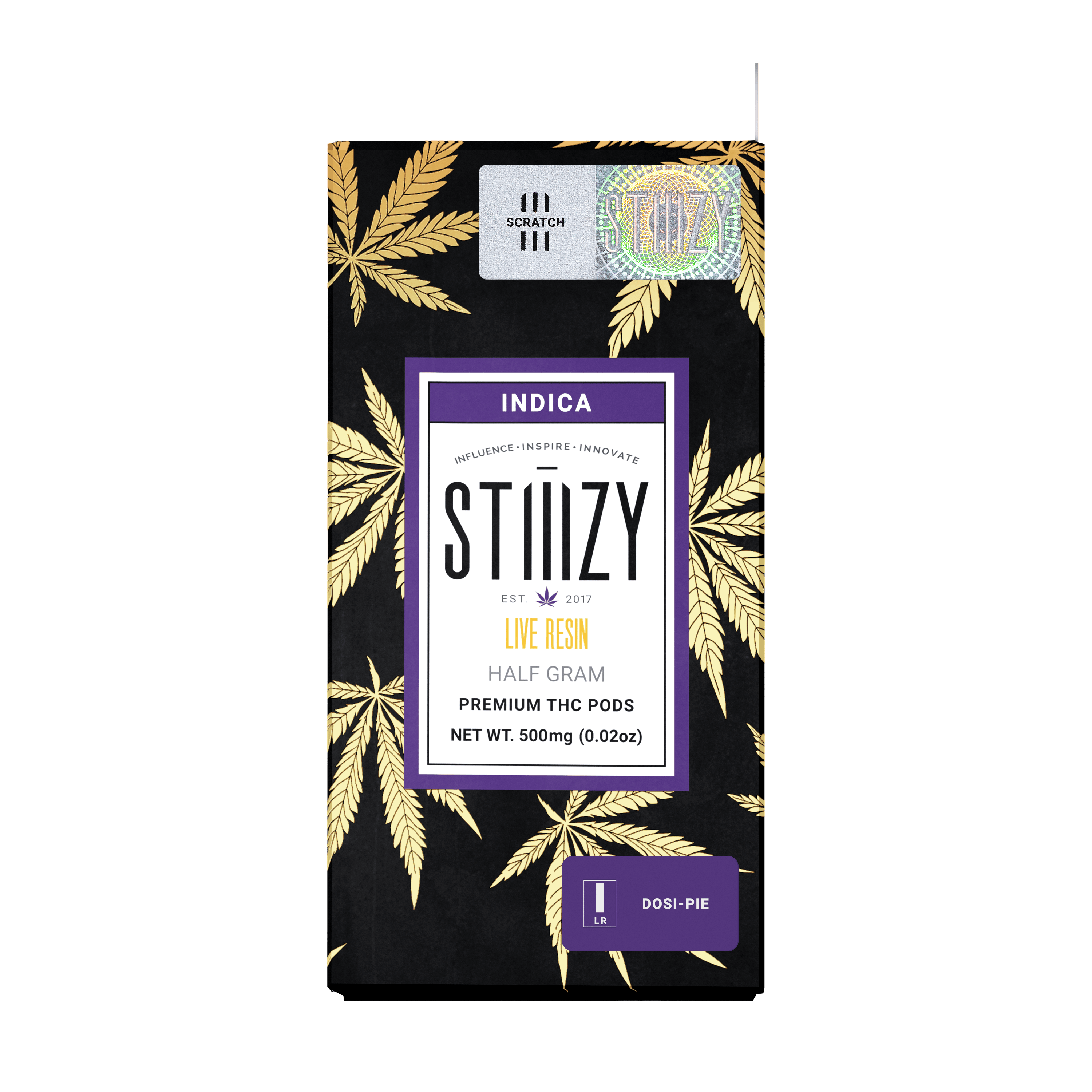 STIIIZY - Vape Cartridge - DOSI-PIE .5G Live Resin Pod - STIIIZY - 1