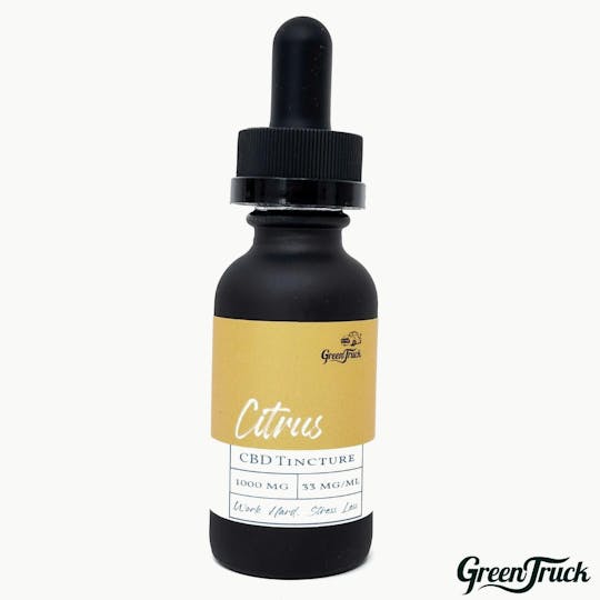 Green Truck - CBD Oil Tincture - Citrus (1000 MG) - 1