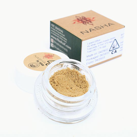 NASHA - Flo White Green Powder Hash - 1