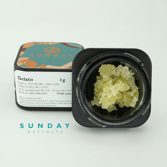 Sunday Extracts - 1g Concentrate Gelato - 1
